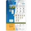 HERMA 10756 zelfklevend etiket rechthoek permanent bruin 80 stuks