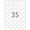 HERMA 10790 zelfklevend etiket hart permanent wit 350 stuks