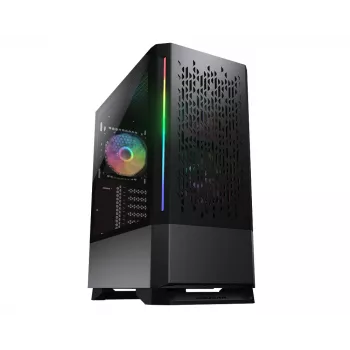 PC-behuizing COUGAR gaming-behuizing MX430 Air RGB miditower zwart