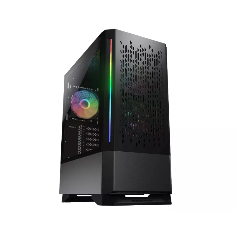 PC-behuizing COUGAR gaming-behuizing MX430 Air RGB miditower zwart