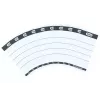 Label Elba 400087754 10 stuks zwart wit rechthoekig 5x2,5 cm