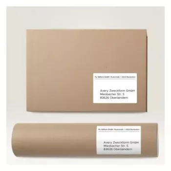 Zelfklevend printeretiket AVERY 6601 wit 10,5 x 14,8 cm 260 etiketten