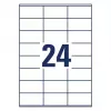 Zelfklevend printeretiket AVERY 6602 wit 7x3,6 cm 1560 stuks