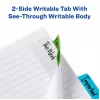 Blanco registertabbladen Avery Ultra Tabs 74754 blauw groen rood