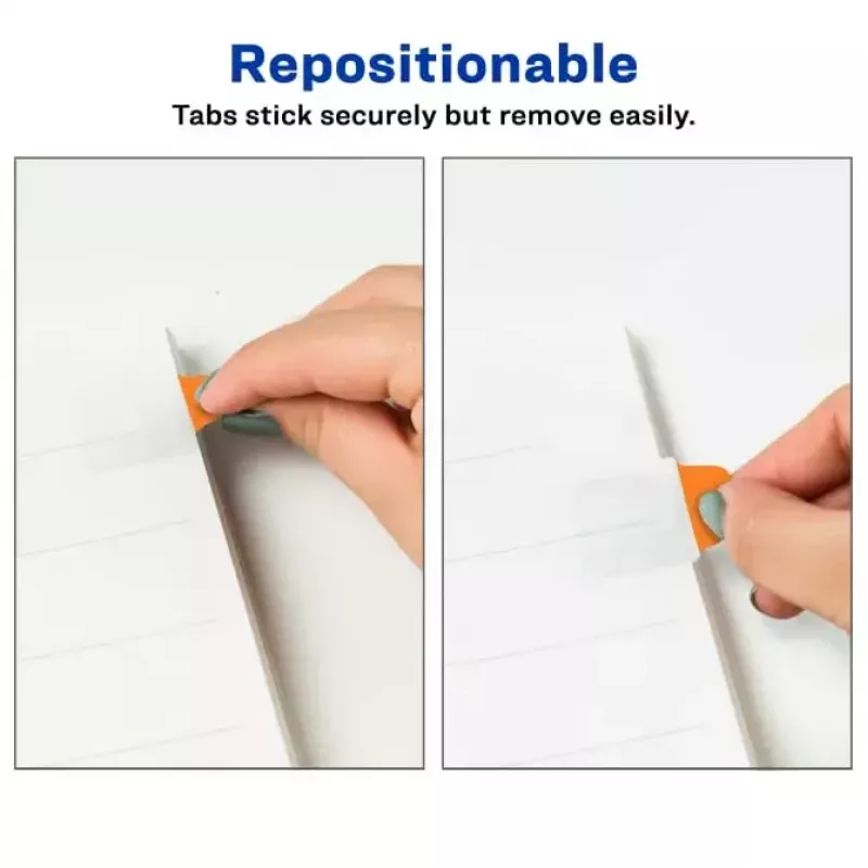 Blanco registertabbladen Avery Ultra Tabs 74759 groen oranje roze geel