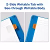 Blanco registertabbladen Avery Ultra Tabs 74760 blauw groen oranje rood