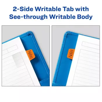 Blanco registertabbladen Avery Ultra Tabs 74760 blauw groen oranje rood