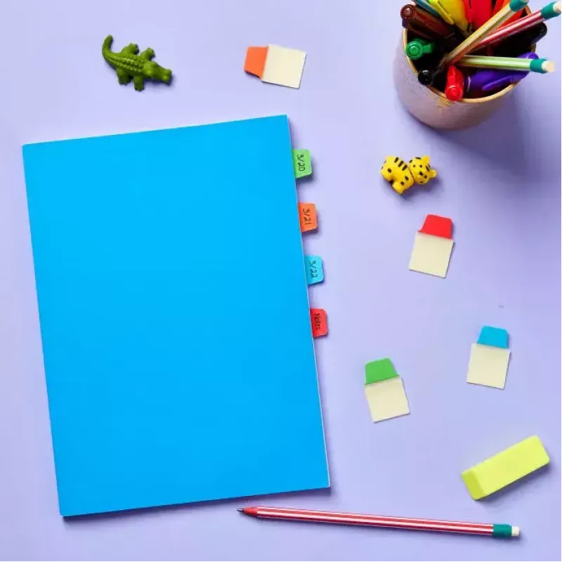 Blanco registertabbladen Avery Ultra Tabs 74760 blauw groen oranje rood
