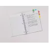 Blanco registertabbladen Avery Ultra Tabs 74760 blauw groen oranje rood