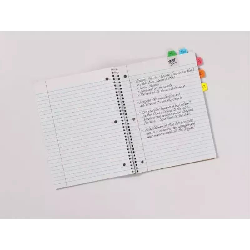 Blanco registertabbladen Avery Ultra Tabs 74760 blauw groen oranje rood