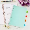 Blanco registertabbladen Avery Ultra Tabs 74760 blauw groen oranje rood