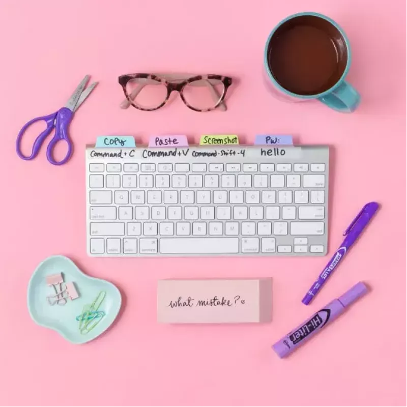 Blanco registertabbladen Avery Ultra Tabs 74769 blauw groen roze paars