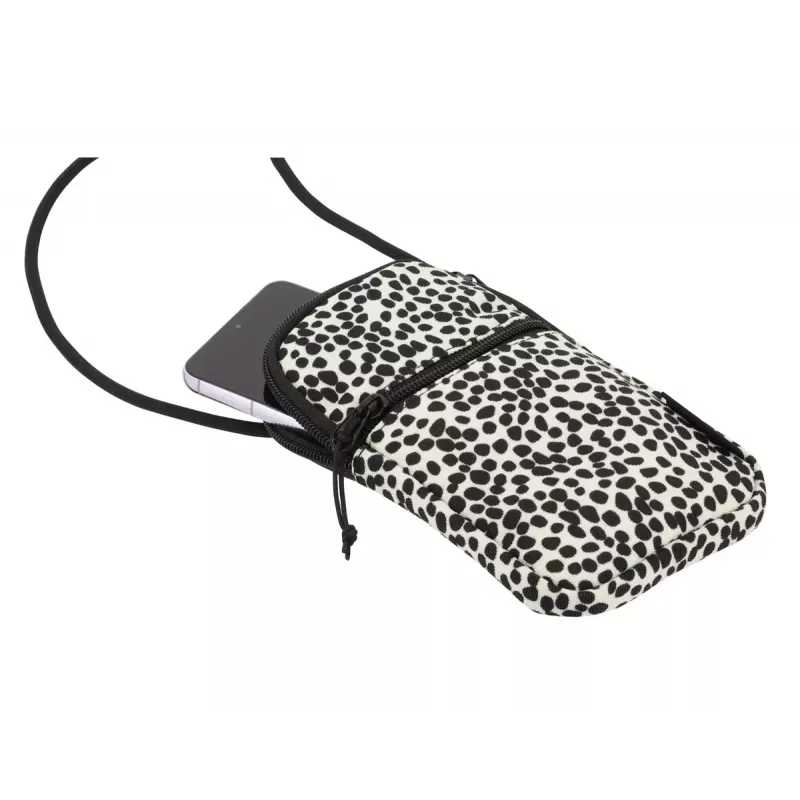 Hoesje Herlitz Spotted telefoonhoesje zwart wit universeel