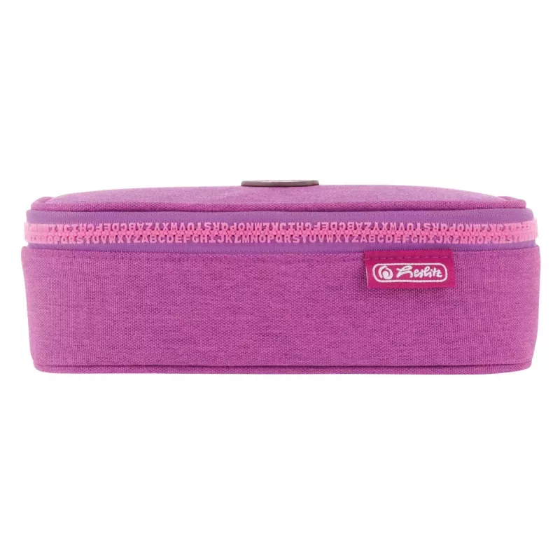 Etui Herlitz beatBox ABC Soft polyester roze paars 225x120x70mm