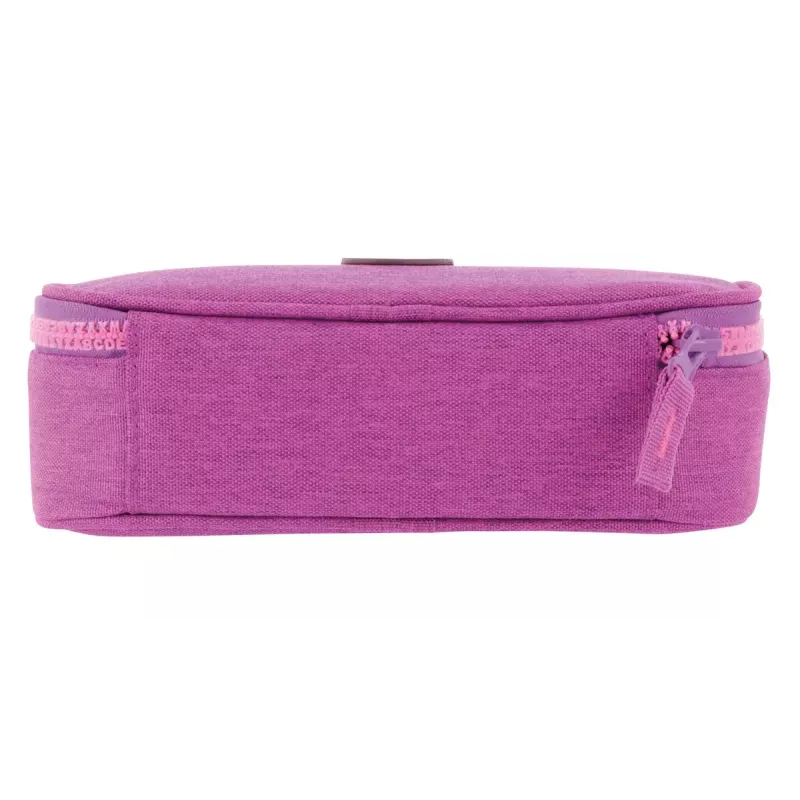 Etui Herlitz beatBox ABC Soft polyester roze paars 225x120x70mm