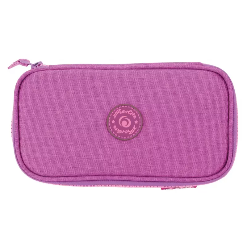 Etui Herlitz beatBox ABC Soft polyester roze paars 225x120x70mm