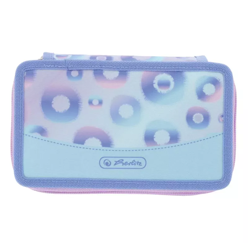 Schrijfwarenset Herlitz Mystic Mermaid 23-delig blauw roze polyester