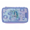 Schrijfwarenset Herlitz Mystic Mermaid 23-delig blauw roze polyester