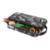 Zacht etui Herlitz 2 Go polyester grijs 210x130x60mm