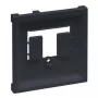 Legrand 765455 wandafdekking/schakelaarafdekking zwart