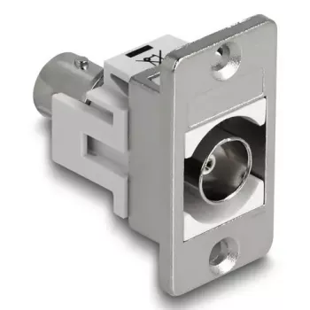 DeLOCK 90880 BNC busuitgang zilver wit 50 Ω