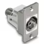 DeLOCK 90882 contactdoos IEC F zilver wit 75 Ω