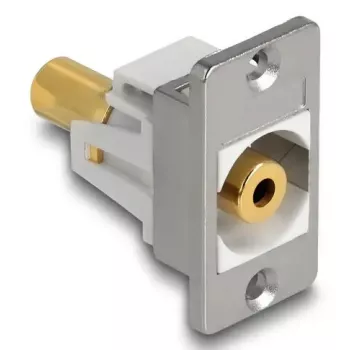 DeLOCK 90883 contactdoos 3,5 mm zilver wit bus
