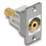 DeLOCK 90883 contactdoos 3,5 mm zilver wit bus