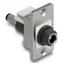 DeLOCK Keystone-module 90885 plat zwart zilver wit DC 5,5 x 2,1