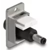 DeLOCK Keystone-module 90886 plat zwart zilver wit DC 5,5 x 2,5