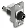 DeLOCK Keystone-module 90886 plat zwart zilver wit DC 5,5 x 2,5