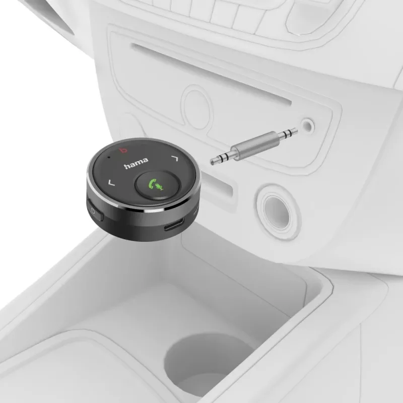 Hama 00014173 Bluetooth-muziekontvanger 7 m zwart, grijs, zilver