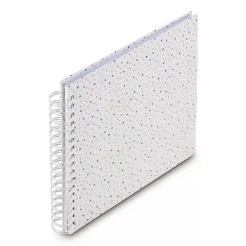 Hama Confetti fotoalbum veelkleurig 100 bladen 10 x 15 cm spiraalband