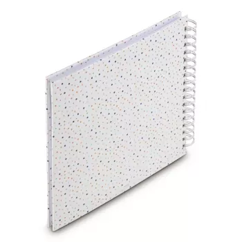 Hama Confetti fotoalbum veelkleurig 100 bladen 10 x 15 cm spiraalband