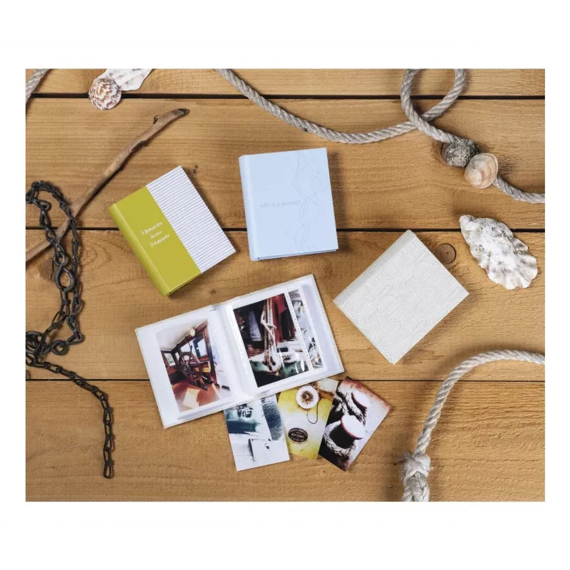 Hama Life fotoalbum blauw 20 bladen 5,4 x 8,6 cm