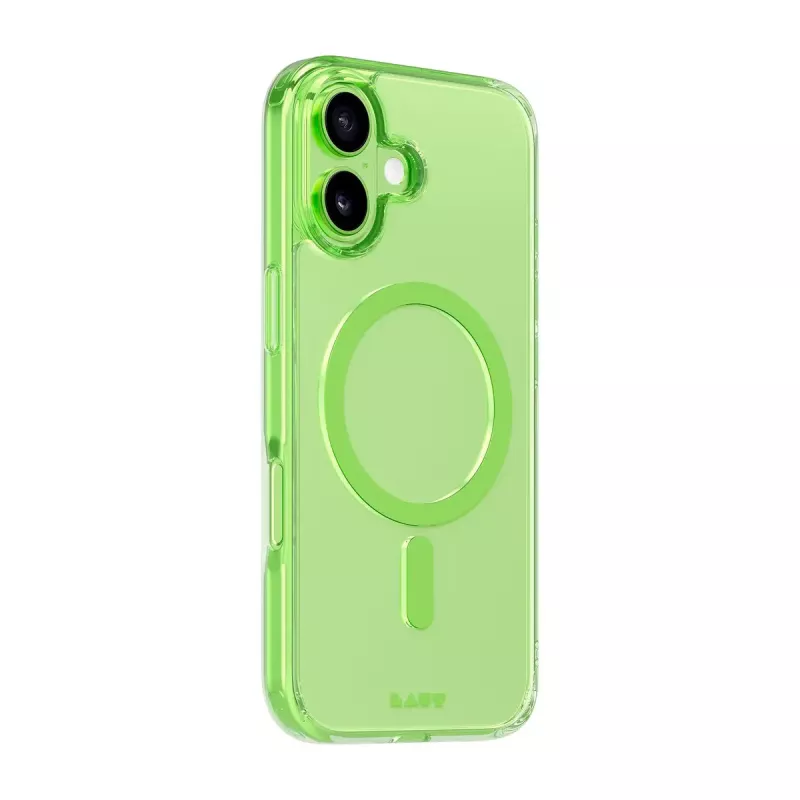 Cover LAUT CRYSTAL FLURO iPhone 17 lichtgroen 16 cm