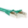 ACT groen 20 meter LSZH SFTP CAT6A patchkabel, met trekontlasting, met RJ45-stekkers