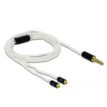 Audiokabel DeLOCK 85846 1,2 m 4,4 mm 2x MMCX wit