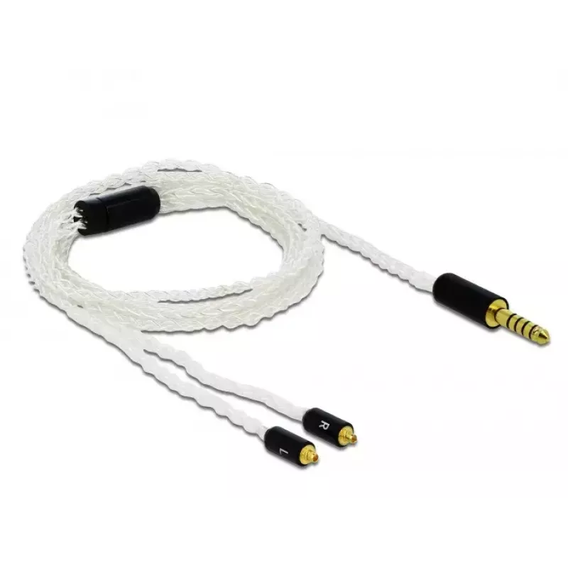 Audiokabel DeLOCK 85846 1,2 m 4,4 mm 2x MMCX wit