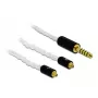 Audiokabel DeLOCK 85846 1,2 m 4,4 mm 2x MMCX wit