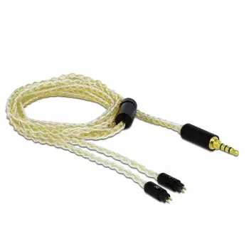 Audiokabel DeLOCK 85849 1,25 m 3,5 mm wit