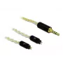 Audiokabel DeLOCK 85849 1,25 m 3,5 mm wit