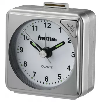 Hama A50 quartzwekker zilver