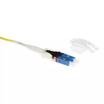 ACT 17 meter singlemode 9/125 OS2 polarity twist glasvezelkabel met LC-stekkers