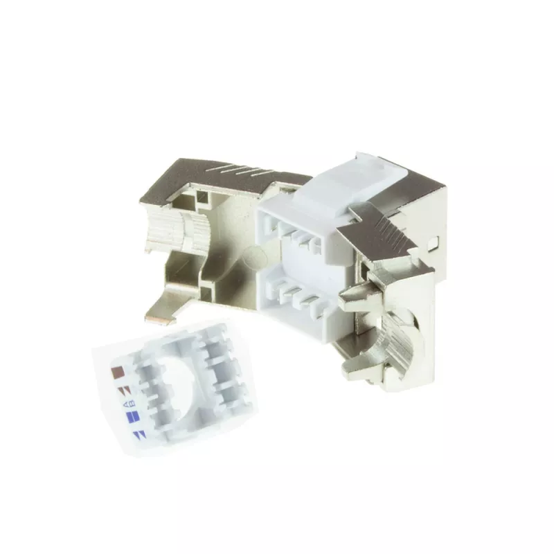 Keystone Jack CAT8 afgeschermd gereedschapsloos ACT TD8511
