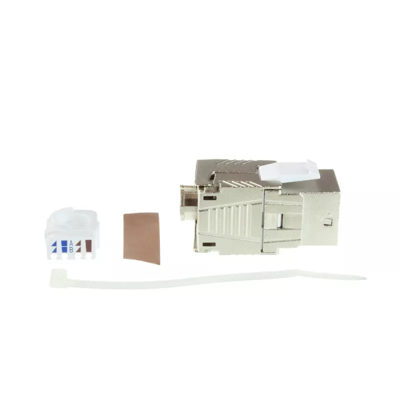 Keystone Jack CAT8 afgeschermd gereedschapsloos ACT TD8511
