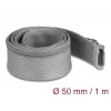 Gevlochten slang DeLOCK 20826 1m x 50mm grijs