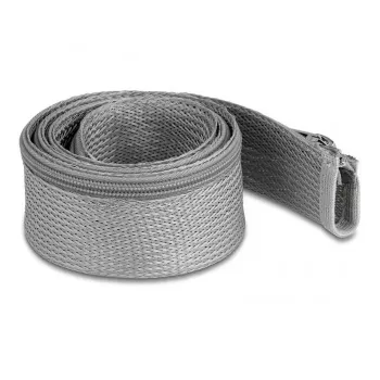 Gevlochten slang DeLOCK 20826 1m x 50mm grijs