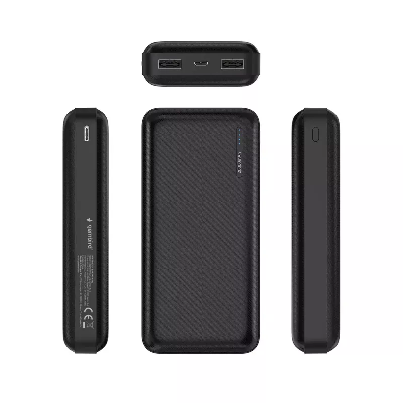 Gembird PB20-01 powerbank 20000 mAh