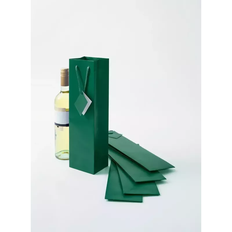 Cadeauzakje Sigel GT502 Groen 100mm x 80mm x 350mm